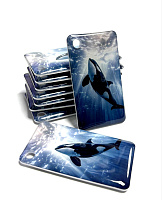 Брелок со смолой "Косатка"