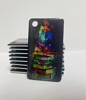 Брелок со смолой "Книги"