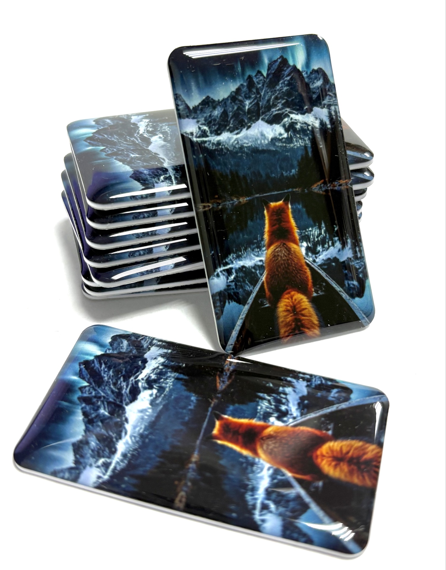 Стикер на телефон (на клейкой основе) "Лиса"